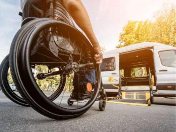 In Köln-Porz für Rollstuhlfahrer